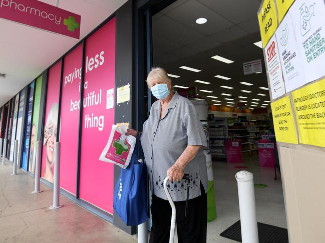 Queensland’s pharmacy union is warning against COVID-19 testing in community pharmacies, warning it will make them ‘petri dishes’. Picture: NCA NewsWire / Dan Peled