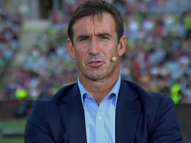 There are allegations of a feud between Andrew Johns and Erin Molan.