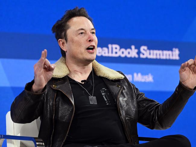 NEW YORK, NEW YORK - NOVEMBER 29: Elon Musk speaks onstage during The New York Times Dealbook Summit 2023 at Jazz at Lincoln Center on November 29, 2023 in New York City. (Photo by Slaven Vlasic/Getty Images for The New York Times),NEW YORK, NEW YORK - NOVEMBER 29: Elon Musk speaks onstage during The New York Times Dealbook Summit 2023 at Jazz at Lincoln Center on November 29, 2023 in New York City. (Photo by Slaven Vlasic/Getty Images for The New York Times),NEW YORK, NEW YORK - NOVEMBER 29: Elon Musk speaks onstage during The New York Times Dealbook Summit 2023 at Jazz at Lincoln Center on November 29, 2023 in New York City. (Photo by Slaven Vlasic/Getty Images for The New York Times),NEW YORK, NEW YORK - NOVEMBER 29: (L-R) Andrew Ross Sorkin and Elon Musk speak onstage during The New York Times Dealbook Summit 2023 at Jazz at Lincoln Center on November 29, 2023 in New York City. (Photo by Slaven Vlasic/Getty Images for The New York Times)