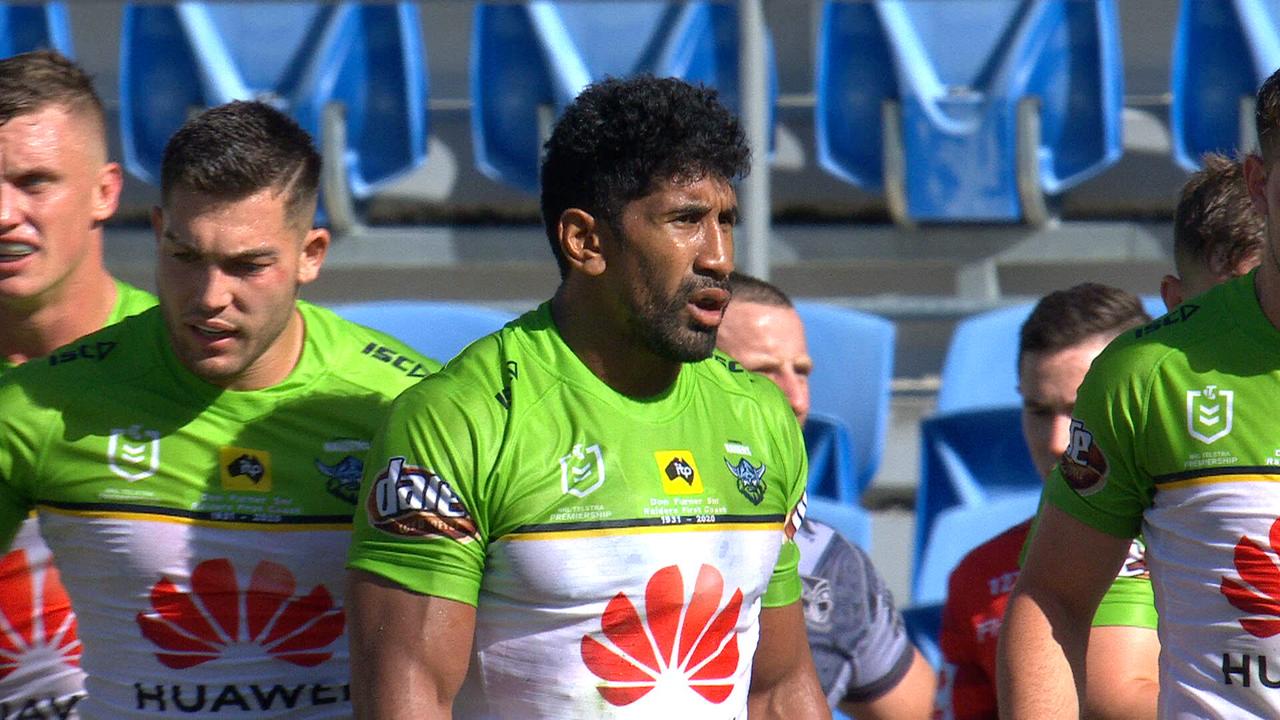 Sia Soliola was put on report for a high tackle.