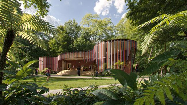 A digital impression of the Bamanga Muruku culture and tourism hub in the Daintree, set be completed later this year. Picture: Supplied.