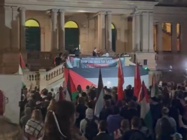 Thousands gather for a pro-Palestine protest at Sydney's Town Hall on May 15, 2024. Picture: Supplied