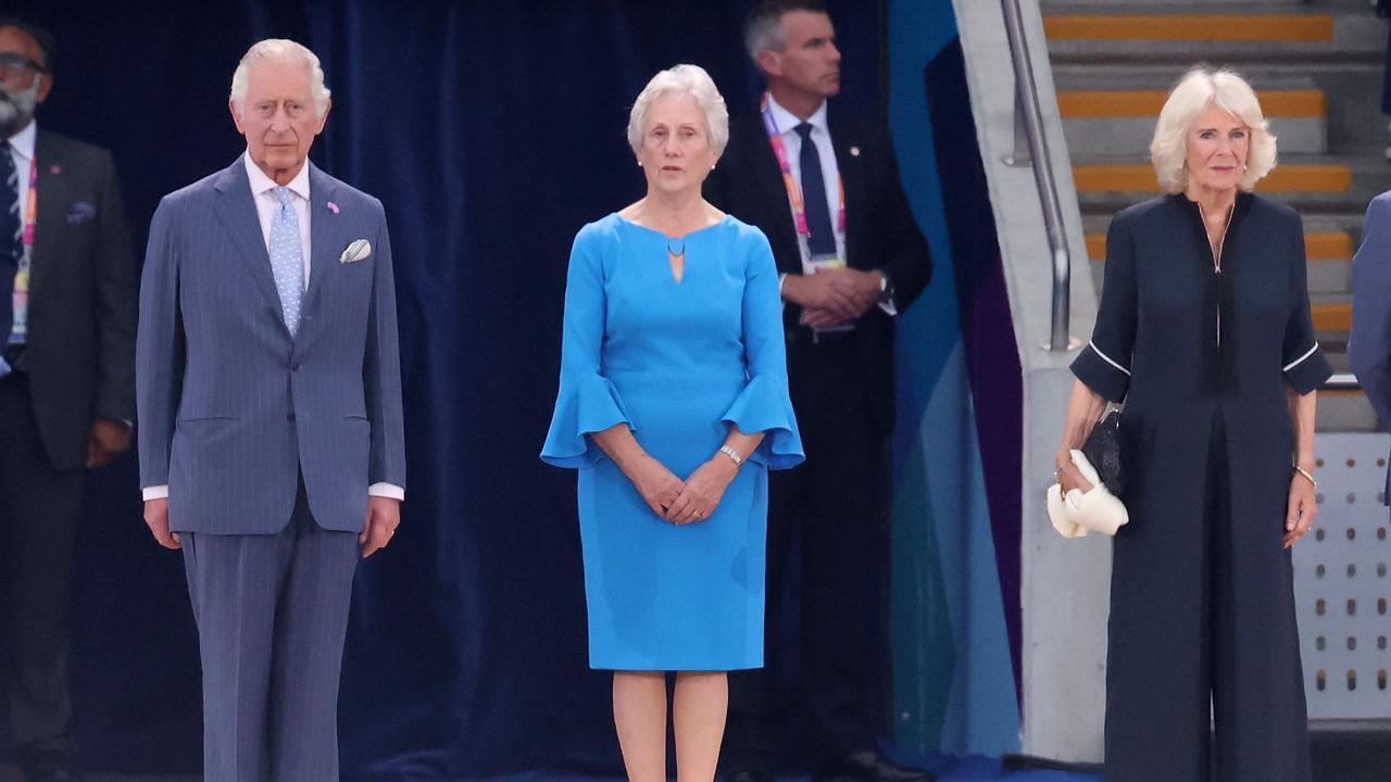 Camilla wore an Anna Walker outfit. Picture: Chris Jackson (Getty Images)