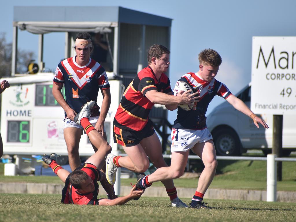 Tyler Toby during the St Patrick's College and Rockhampton Grammar clash, August 18, 2021. Picture: Matthew Forrest
