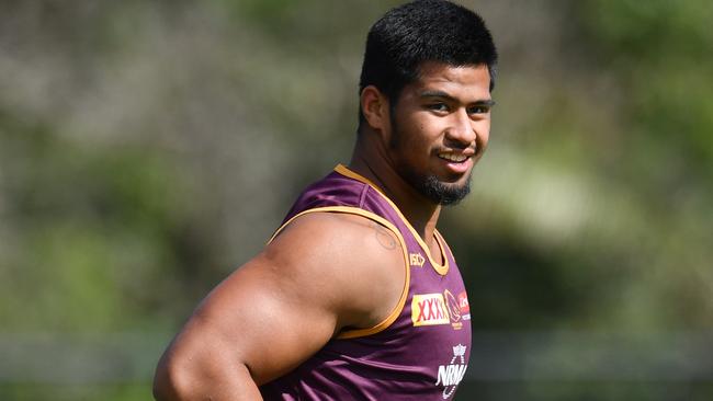 Payne Haas is set to return in a boost for the Broncos. Picture: AAP