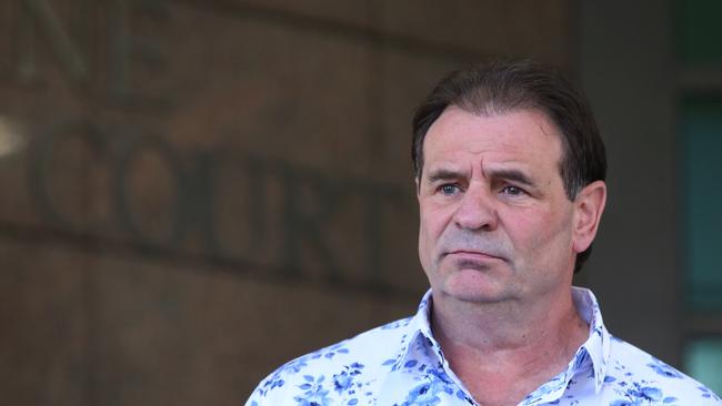 CFMMEU Secretary John Setka leaves  the Melbourne Magistrate court with his wife Emma Walters. Wednesday, June 26. 2019. Picture: David Crosling