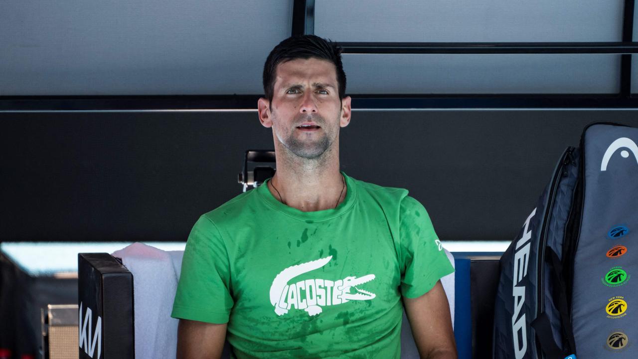 The Djokovic saga keeps on going. Photo by Mike FREY / AFP