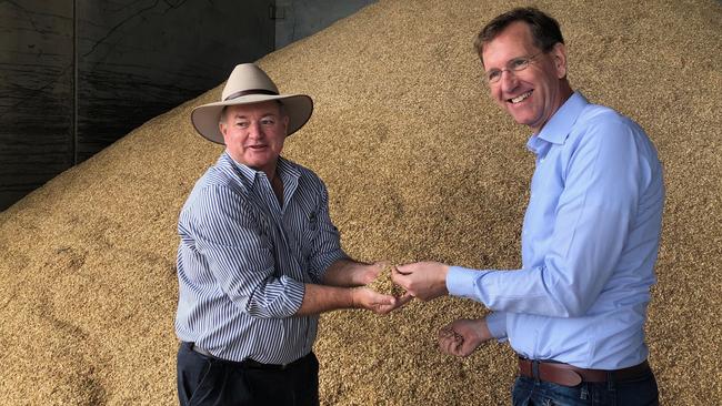 Australian Country Choice CEO David Foote and Rabobank global chairman Wiebe Draijer