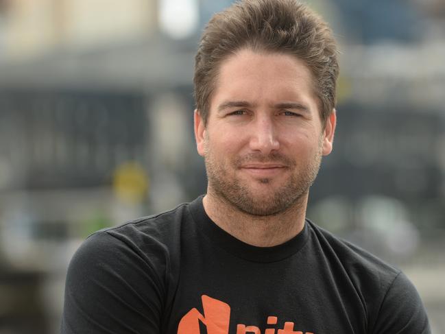 Profile shots in Melbourne of Nitro co-founder Sam Chandler whose software company is taking on Adobe. Started in Melbourne and has branched out to San Francisco and Dublin. Earlier this month secured $US15m in funding from US venture capital business to expand into cloud document solutions.   Picture: Susan Windmiller