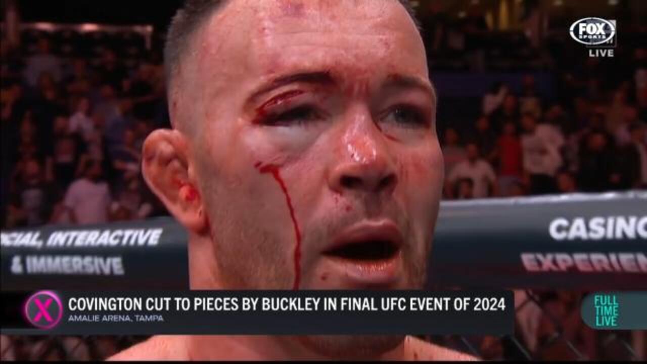 Covington cut up by Buckley in TKO loss