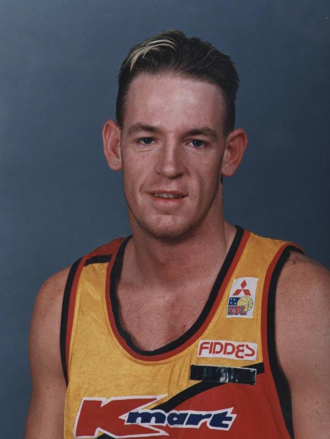 Brett Rainbow with the Melbourne Tigers in 1996.