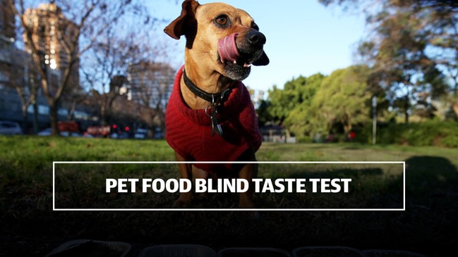 Pet food blind taste test