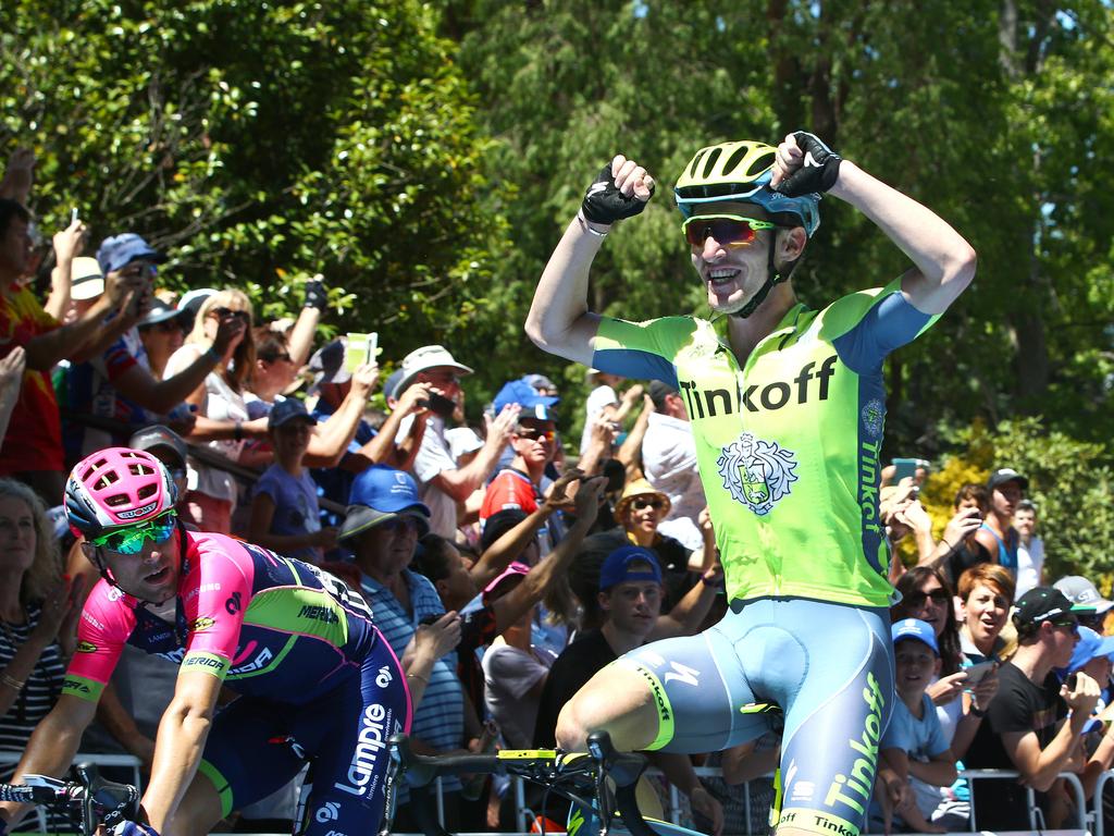 Fans cheer for McCarthy. Photo: Sarah Reed.