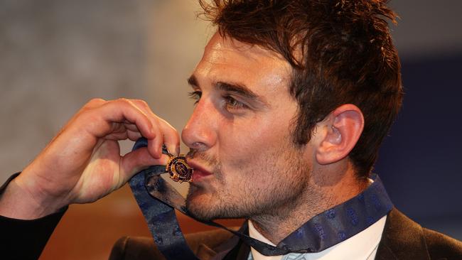 Jobe Watson has handed back his 2012 Brownlow Medal.