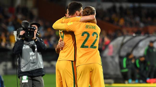 Tomi Juric and Jackson Irvine have been cleared of their yellow cards.