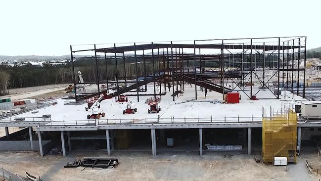 The Coomera Town Centre under construction. Pictures: Westfield.