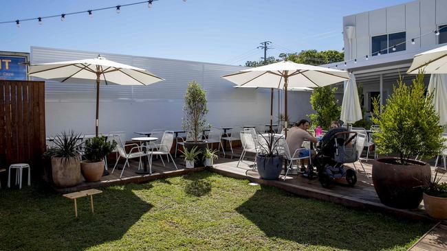 The LC Miami’s courtyard is perfect for sunny lunches. Picture: Jerad Williams