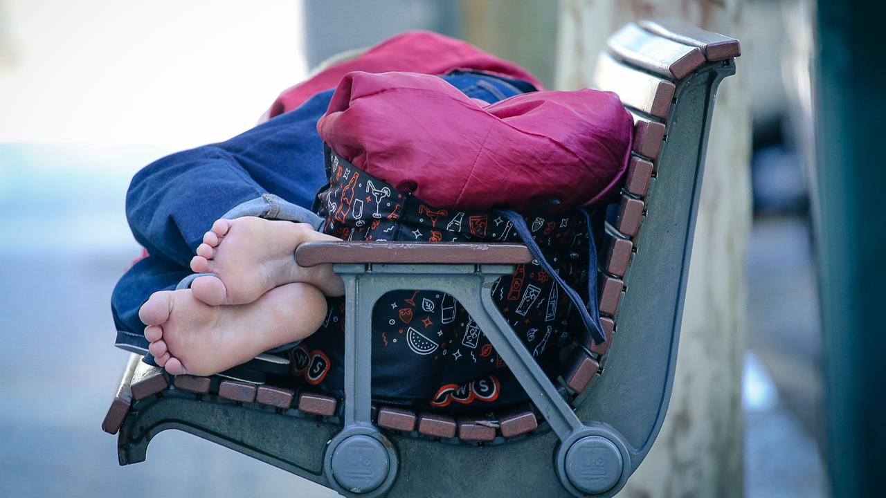 NCA NEWSWIRE BRISBANE AUSTRALIA 18/09/2023A generic photo of a homeless person rough sleepingPicture: Glenn Campbell/NcaNewsWire