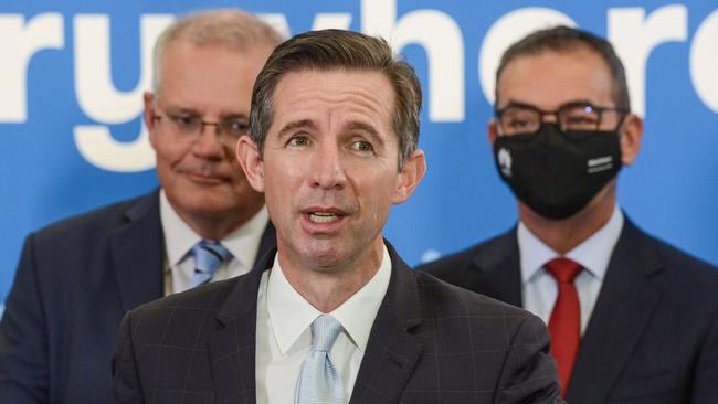 Finance Minister Simon Birmingham said the investment was a “major step forward” for SA. Picture: NCA NewsWire / Brenton Edwards