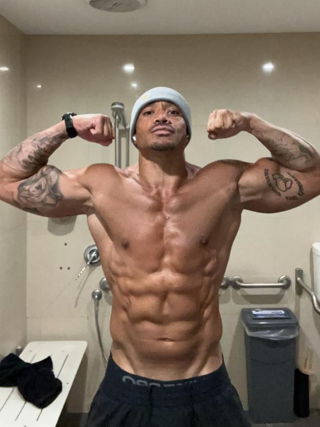 Willie Tonga has transformed his body. Picture: Instagram