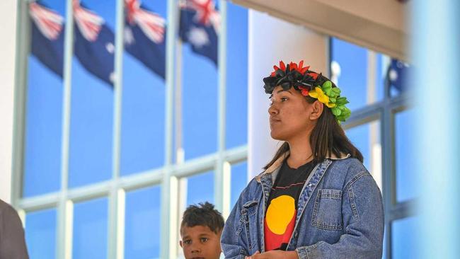 The 2019 NAIDOC week march and celebration made its way up Goondoon Street on 12 July 2019. Picture: Matt Taylor GLA120719NAID