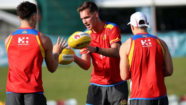 Jack Scrimshaw at training in Cairns on Friday. Picture: Stewart McLean