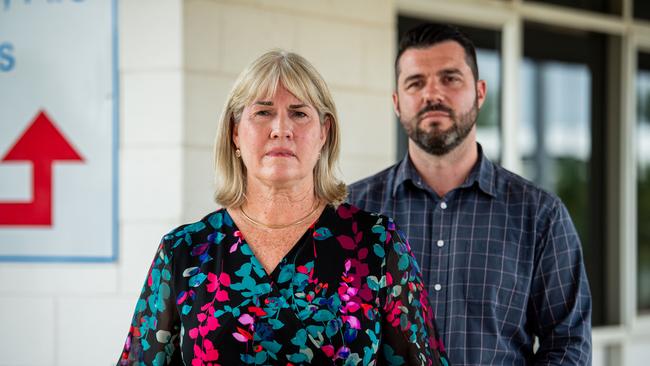 NT Chief Minister Eva Lawler and Police Minister Brent Potter. Picture: Pema Tamang Pakhrin