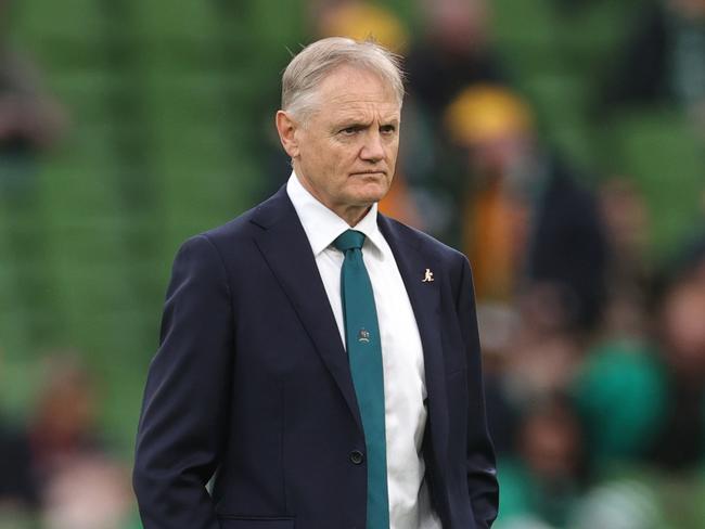 The future of Wallabies coach Joe Schmidt remains a mystery. Picture: Getty