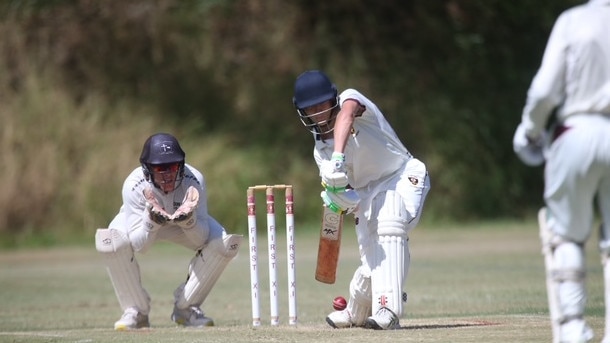 Oliver Goring - Iona v St Peters during AIC First XI cricket on Saturday.