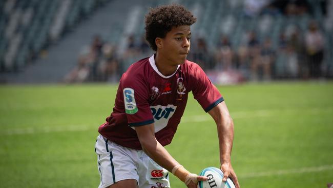 Treyvon Pritchard playing for the Reds under-16s.