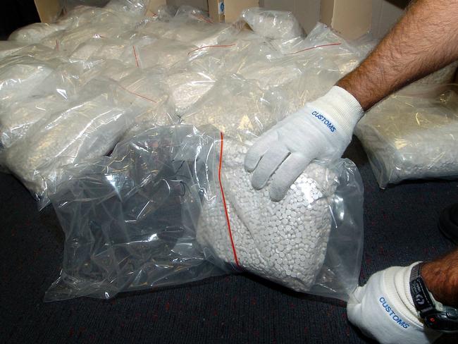 The drugs hidden in a shipment of tiles from Italy aboard the cargo ship Matilda.