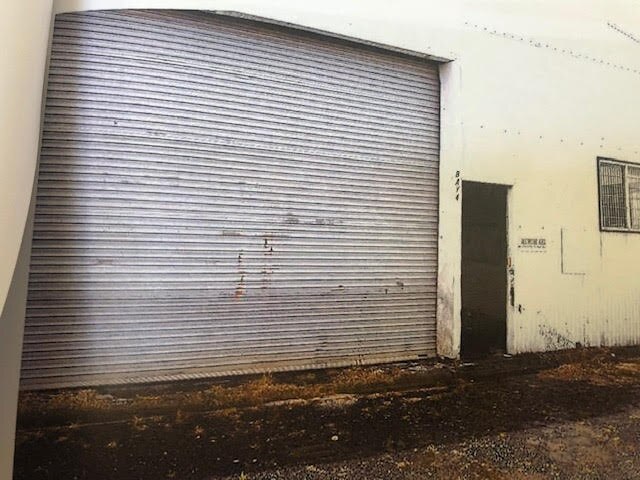 The storage shed on the Pacific Highway at Tuggerah which Raymond Hay leased to grow cannabis. Picture: supplied