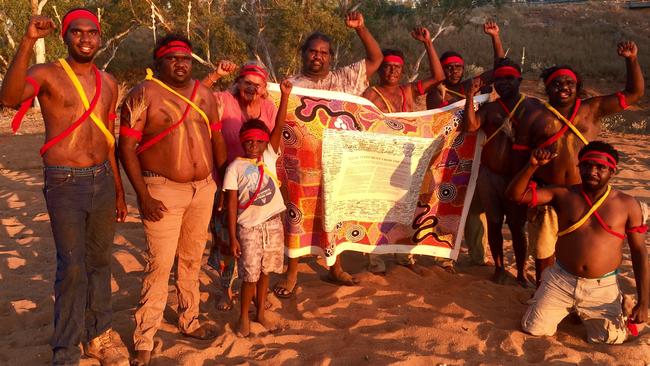 The Uluru Statement, presented as artwork last year