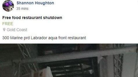 Aqua Front Restaurant in Labrador has closed. Picture: Facebook