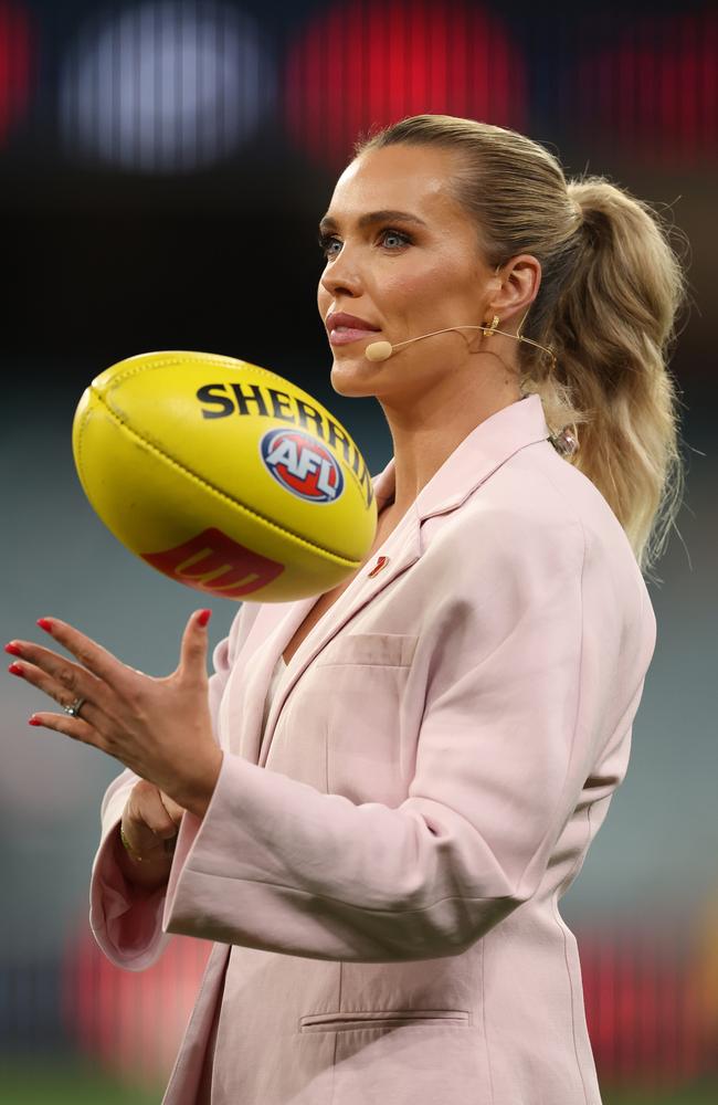 Abbey Holmes addresses post-game kiss with Lachie Neale | Herald Sun