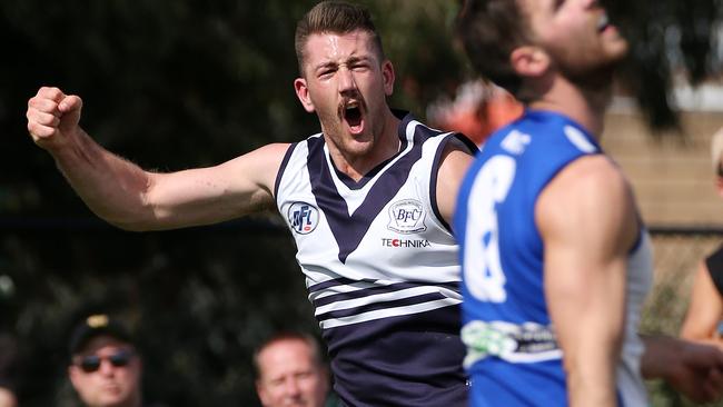 Isaac Muller in action for Bundoora. Picture: George Salpigtidis