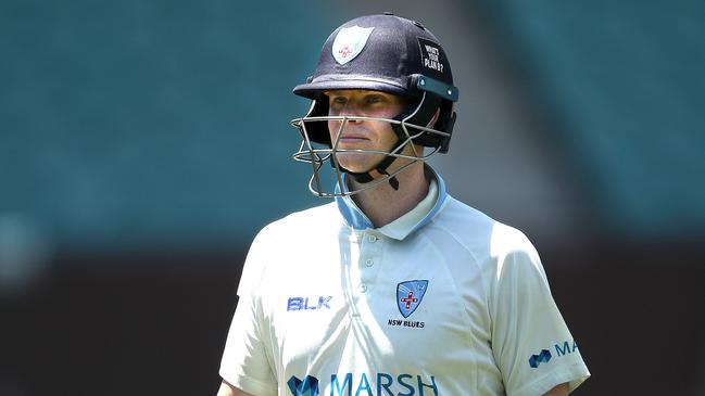 Steve Smith was fined for umpire dissent during a recent Shield game. Picture: Phil Hillyard