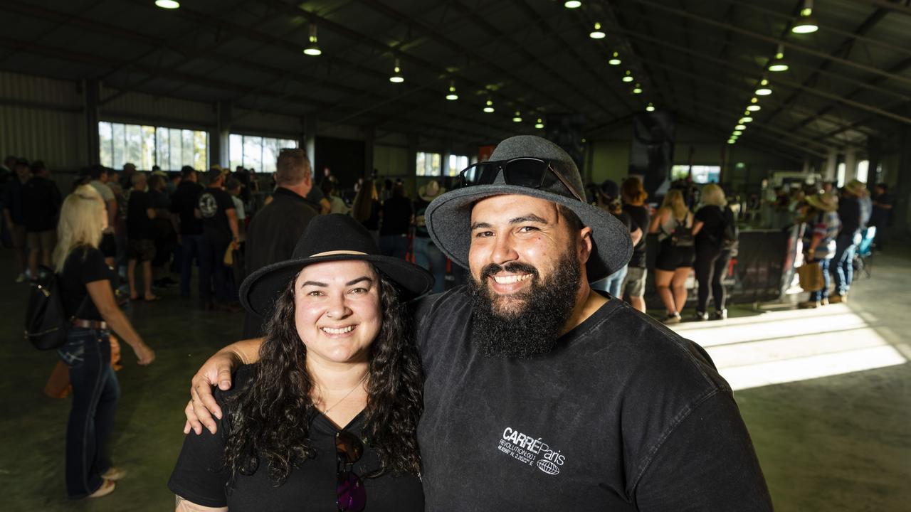 Elyssa and Dan Wilder at Meatstock at Toowoomba Showgrounds, Friday, April 8, 2022. Picture: Kevin Farmer