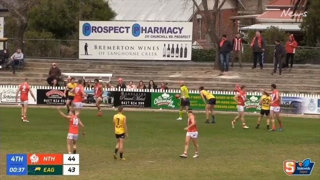 James Rowe kicks four against North Adelaide