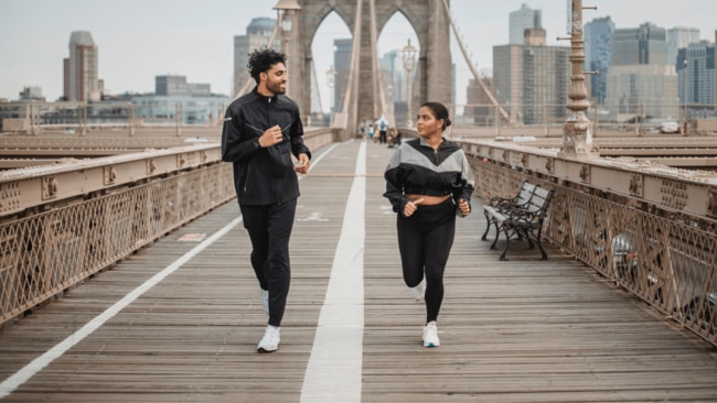 Harder surfaces like concrete or bitumen increase the impact on your body, but they can also help build bone density and support long-term bone health. Image: Pexels