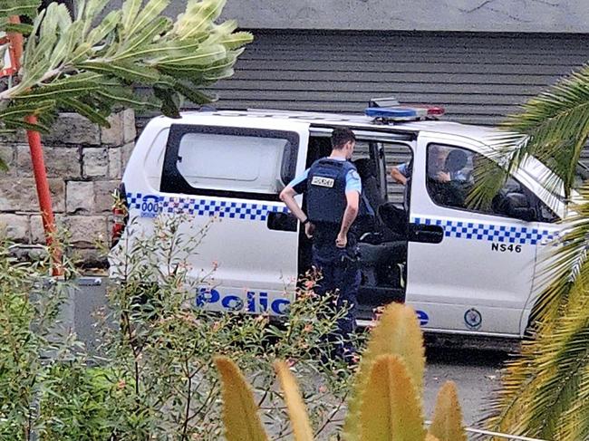 Police were told on arrival that two men were seen allegedly discharging a firearm from a balcony.