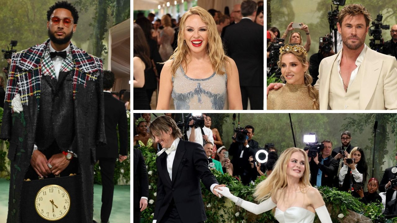 Met Gala Live Red Carpet dresses Australians Nicole Kidman, Elsa