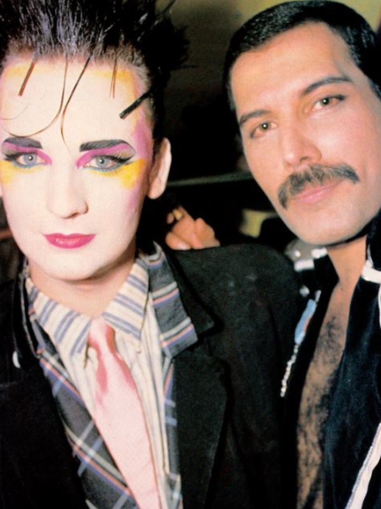 Boy George and Freddie Mercury. Picture: Instagram / Culture Club