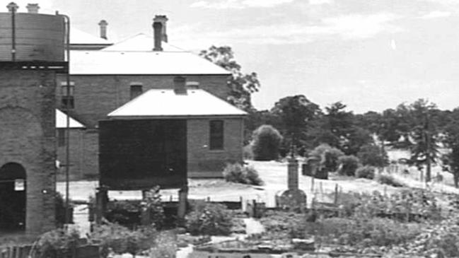 A section of the Dhurringile camp where officers lived and kept a garden. Picture: Australian War Memorial