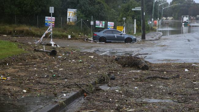 A stranded vehicle in Sydney. Picture: NCA Newswire / Gaye Gerard