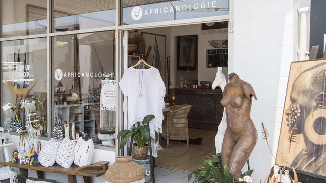 The Africanologie shop-front at Freshwater. Picture: Troy Snook