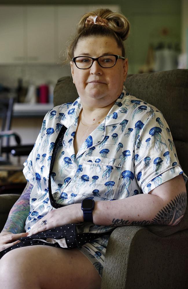 Kay Henderson at her home in Coffs Harbour. Picture: Sam Ruttyn / The Daily Telegraph