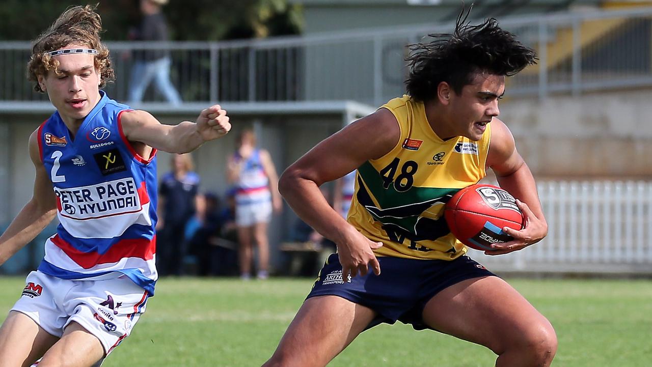 Woodville-West Torrens father-son prospect Rome Burgoyne. Picture: Supplied by SANFL