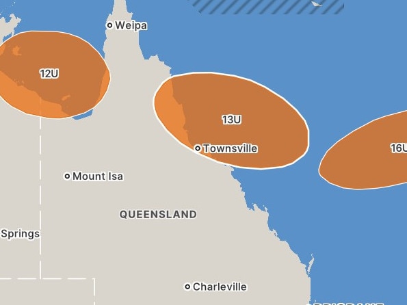 The three possible tropical lows each have a moderate chance of developing into cyclones. Photo: BOM