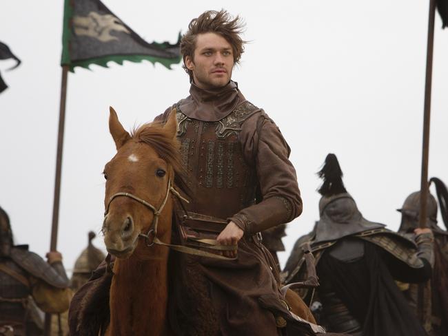 Another show made and streamed by Netflix ... Lorenzo Richelmy in a scene from Marco Polo. Picture: Phil Bray for Netflix